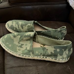 Camo flats from old navy